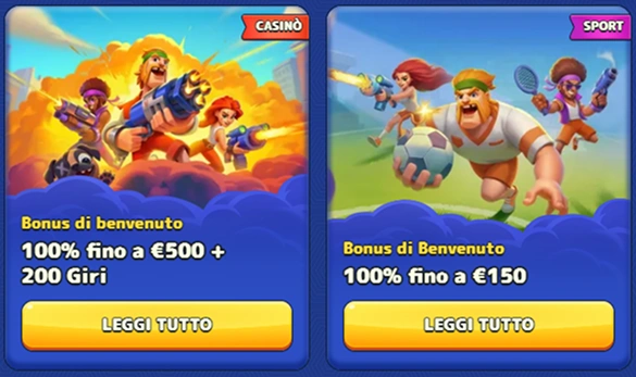 Bonus di Benvenuto Pistolo